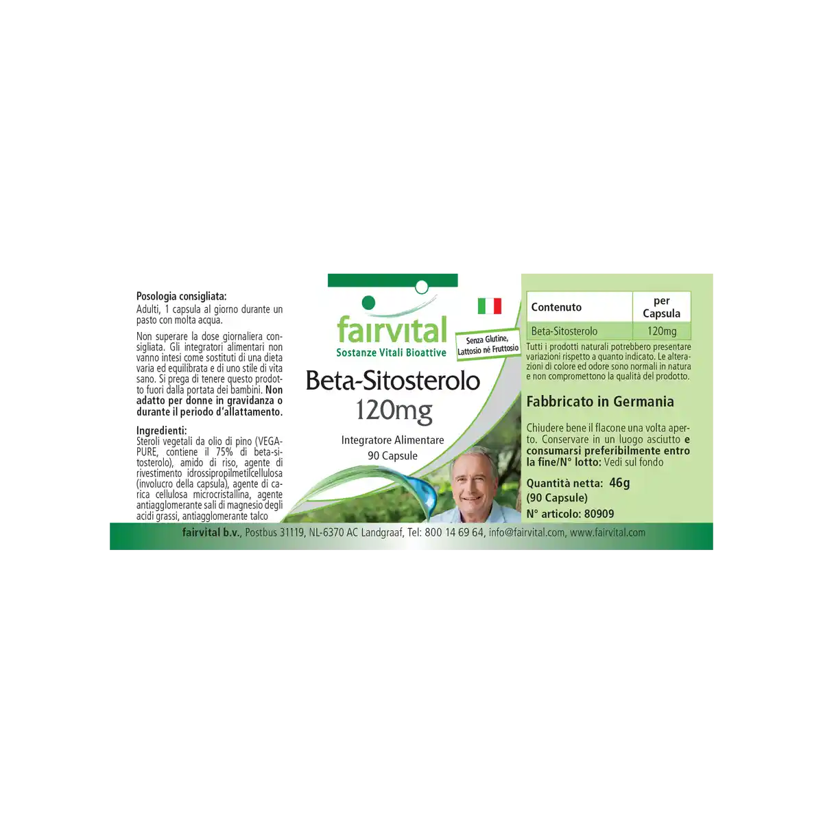 Beta Sitosterolo 120mg - 90 capsule Beta Sitosterolo 120mg - 90 capsule