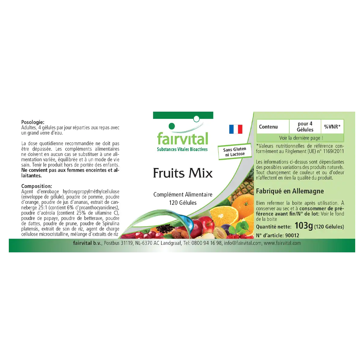 Frutas Mix - 120 Cápsulas Frutas Mix - 120 Cápsulas