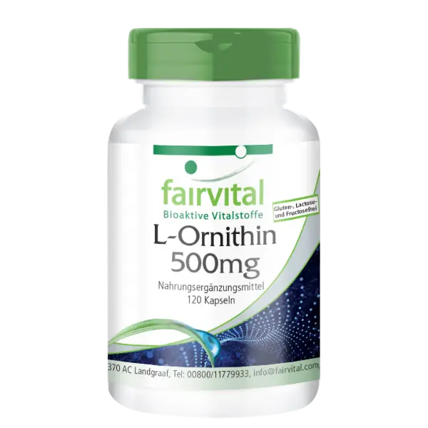L-Ornitina 500 mg – 120 capsule