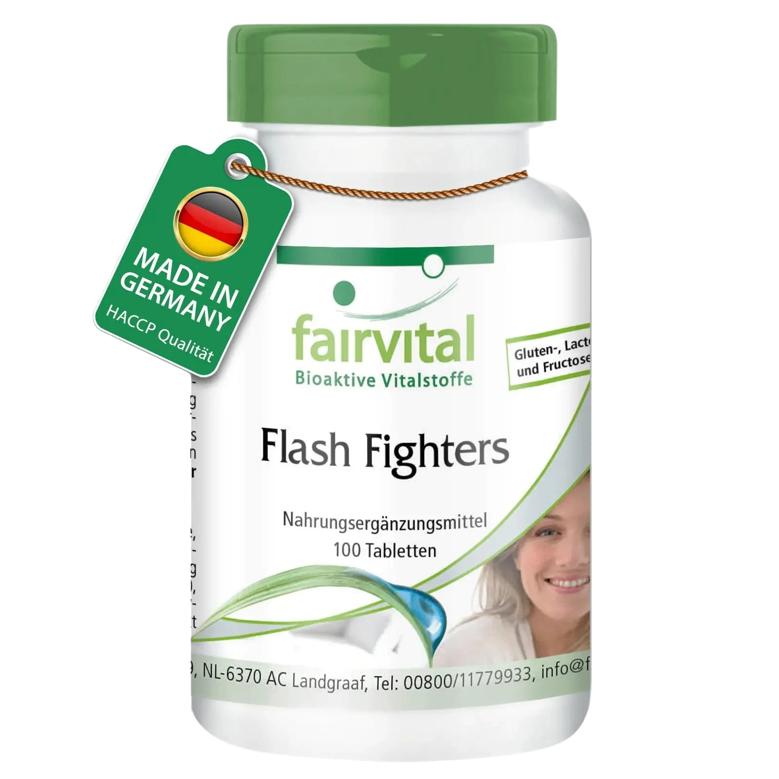 Flash Fighters - 100 Tabletten- Sale - MHD 02/25