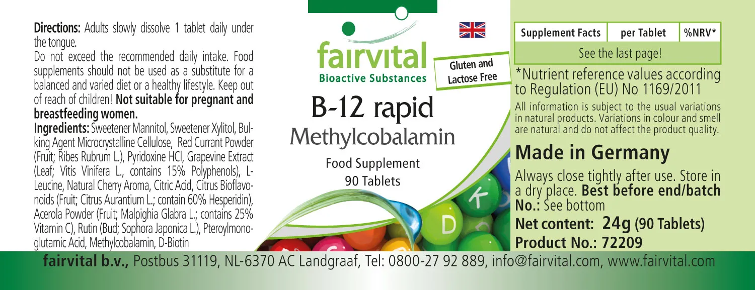 B-12 rapid als Methylcobalamin