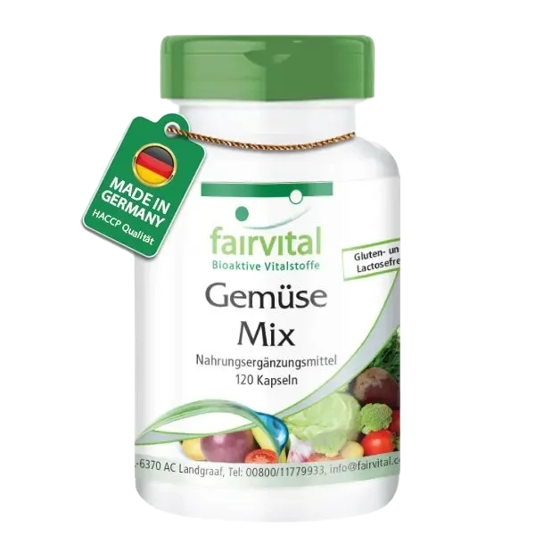 Vegetable Mix - 120 Capsules