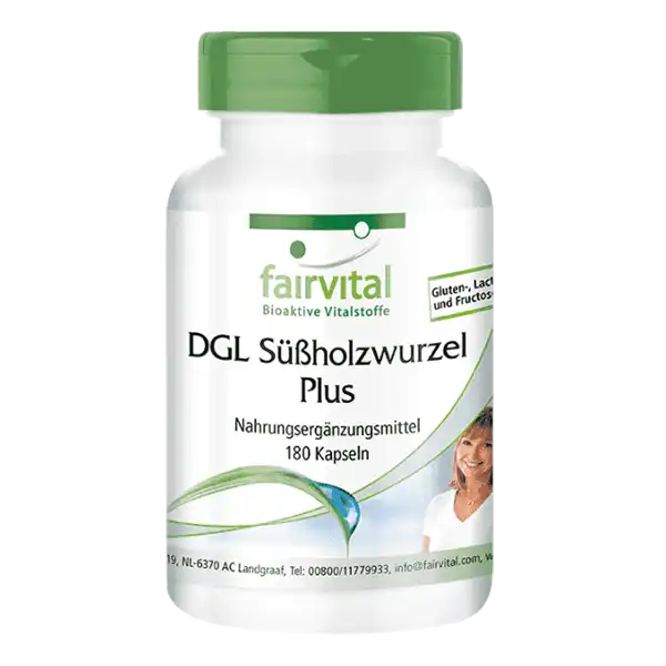 DGL Glycyrrhiza glabra Plus - 180 Cápsulas DGL Glycyrrhiza glabra Plus - 180 Cápsulas