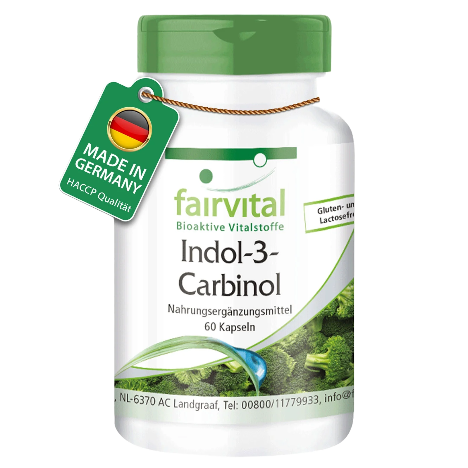 Indol-3-Carbinol - 60 Kapseln - I3C Kapseln mit Brokkoli-Pulver - Hochdosiert und Vegan | Fairvital Indol-3-Carbinol - 60 Kapseln - I3C Kapseln mit Brokkoli-Pulver - Hochdosiert und Vegan | Fairvital