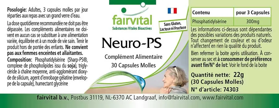 Neuro-PS - 30 Softgels | Fairvital Neuro-PS - 30 Softgels | Fairvital