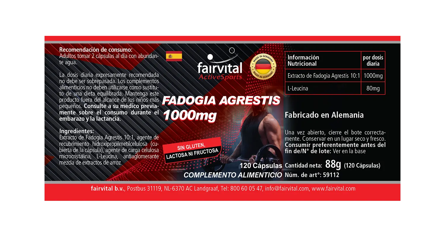 Fadogia Agrestis 1000mg