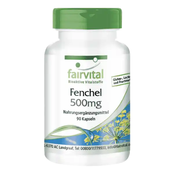 Fennel 500mg - 90 capsules