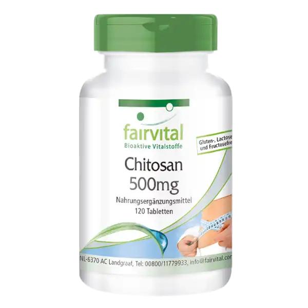 Chitosan 500mg - 120 tablets