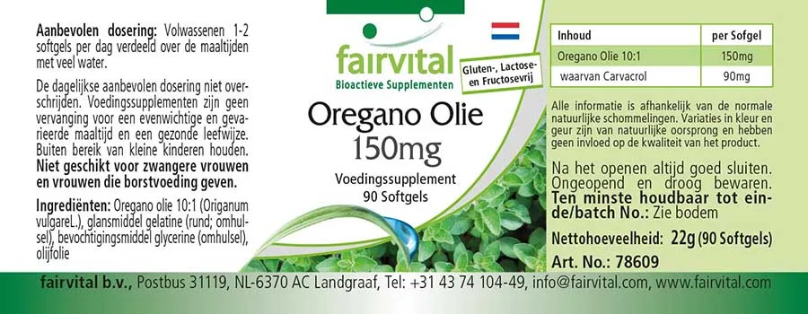 Oregano Oil 150mg - 90 Softgels Oregano Oil 150mg - 90 Softgels