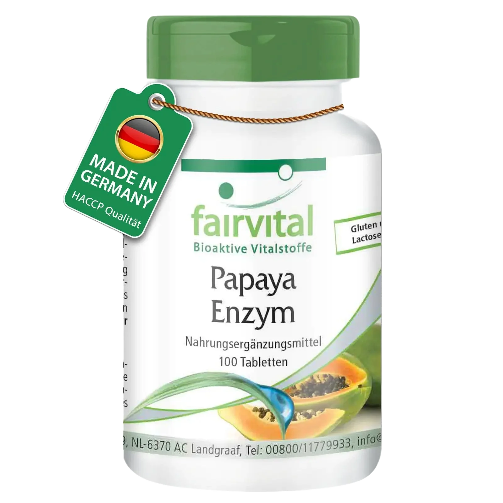 Papaya Enzyme - 100 chewable tablets