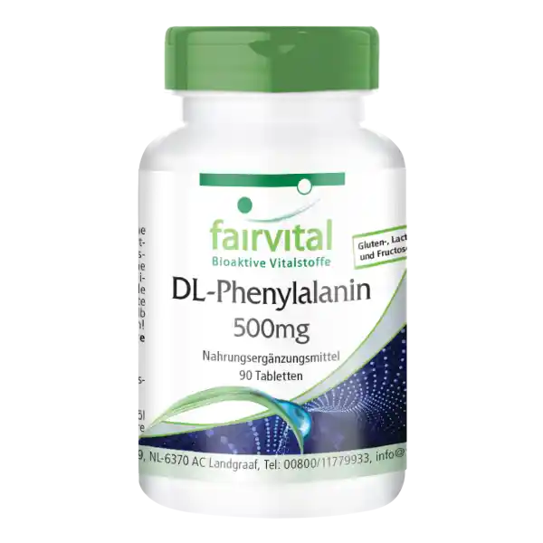 DL-Phénylalanine 500mg - 90 comprimés