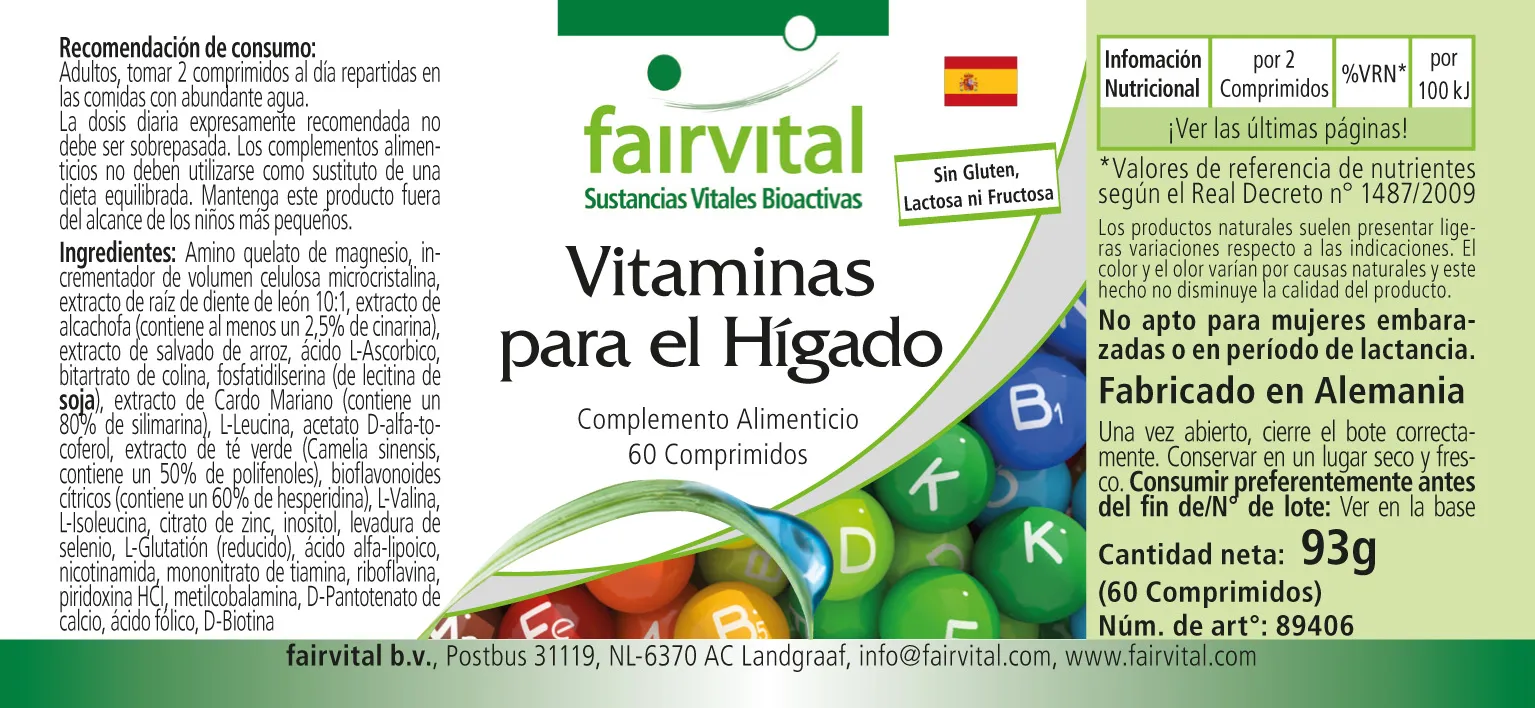 Vitamine per il Fegato - 60 compresse