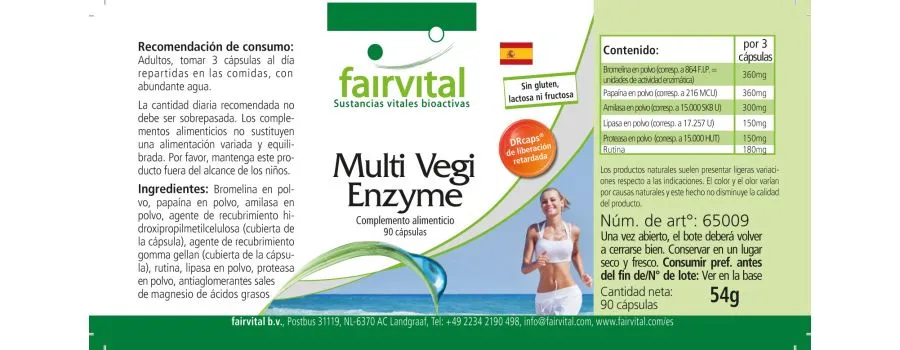 Multi Vegi Enzimi - 90 Capsule Multi Vegi Enzimi - 90 Capsule
