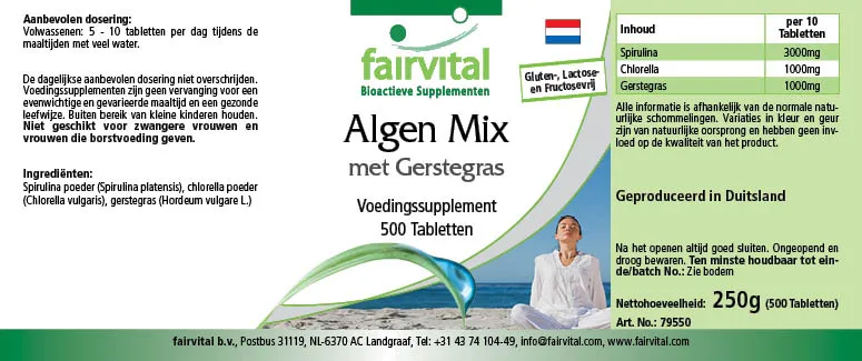 Algen Mix mit Gerstengras