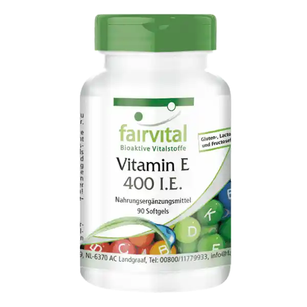 Vitamine E 400 UI - 90 capsules molles