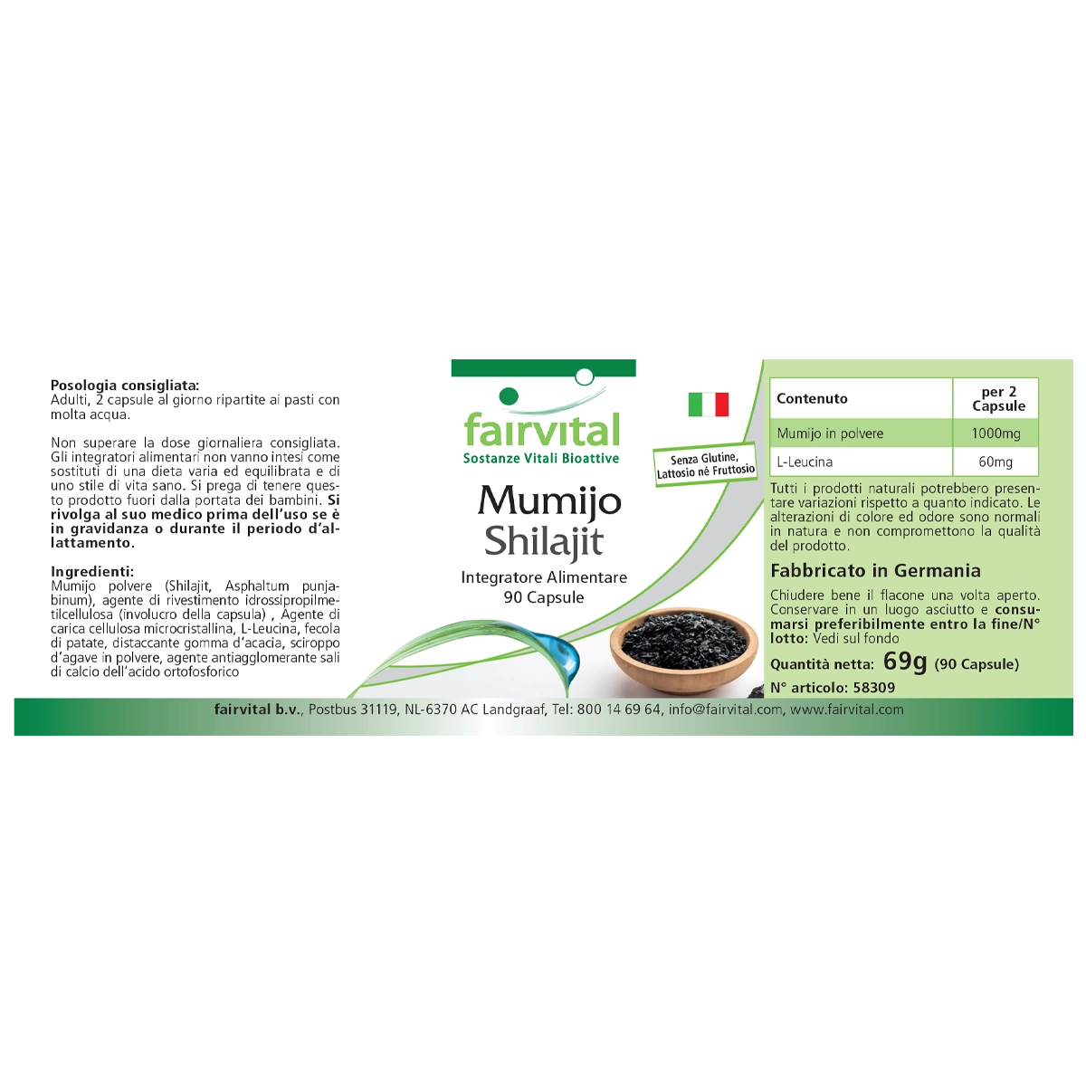 Mumijo Shilajit - 90 Capsules