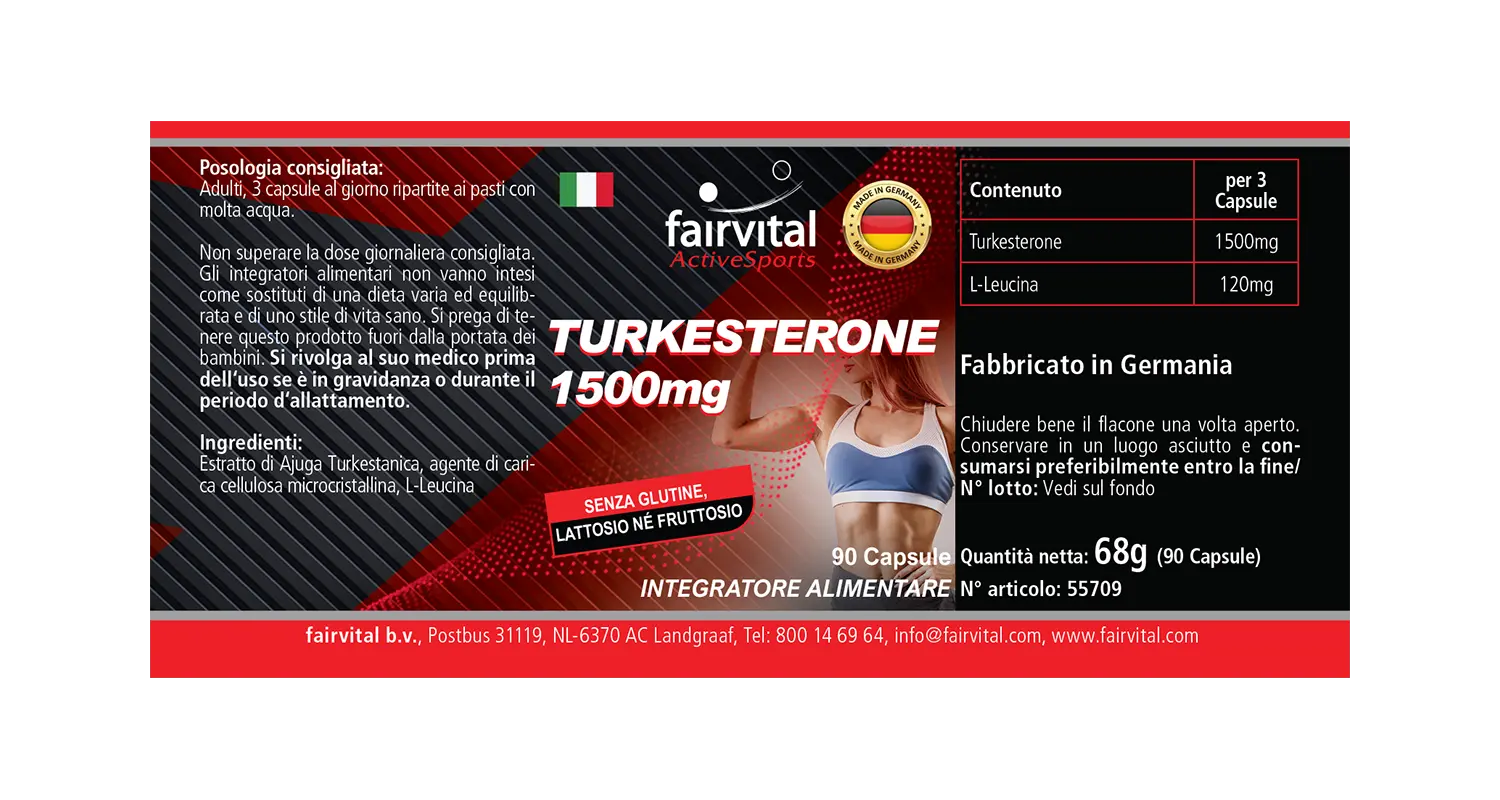 Turkesterone 1500mg - Power Booster