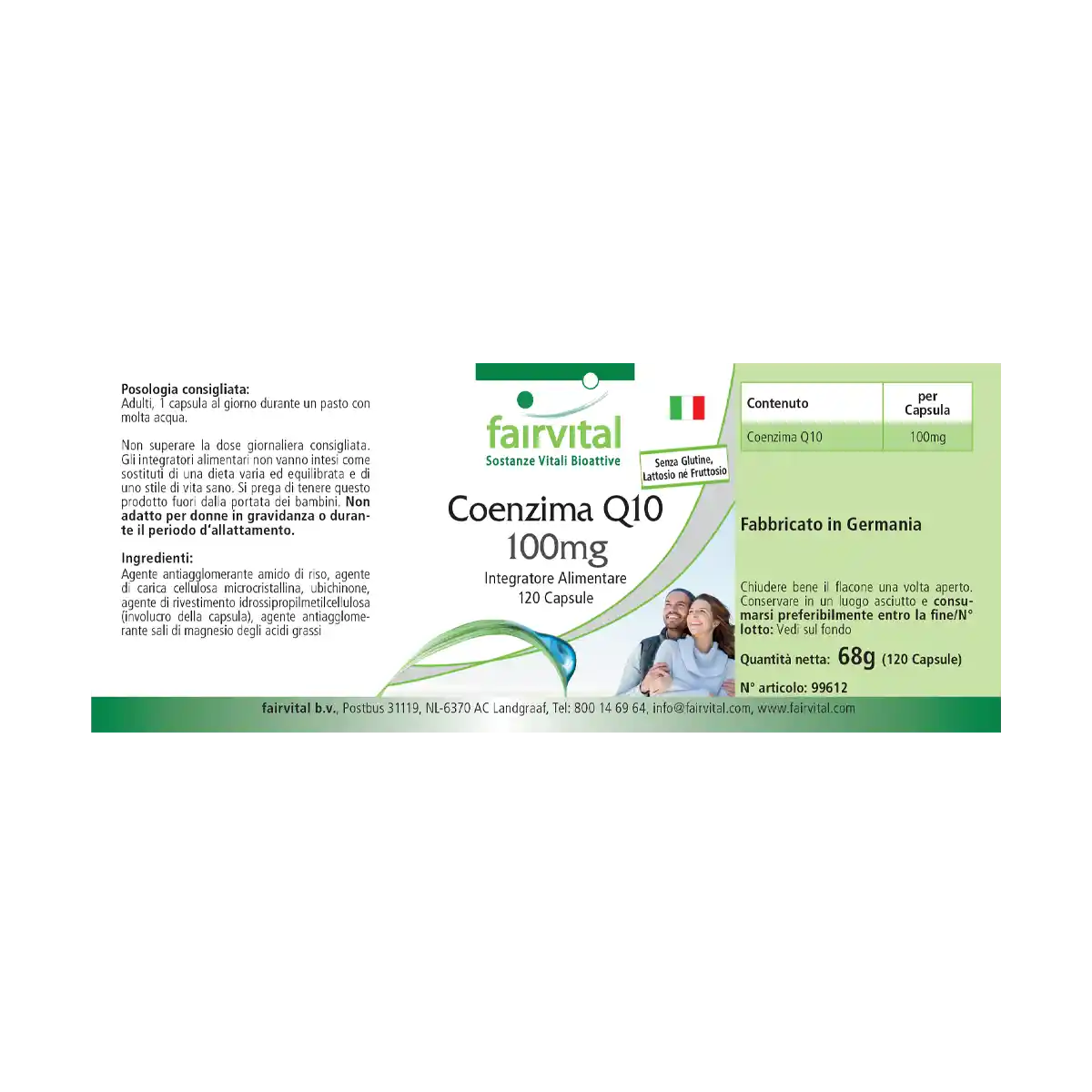 Co-Enzym Q10 100mg - 120 capsules Co-Enzym Q10 100mg - 120 capsules