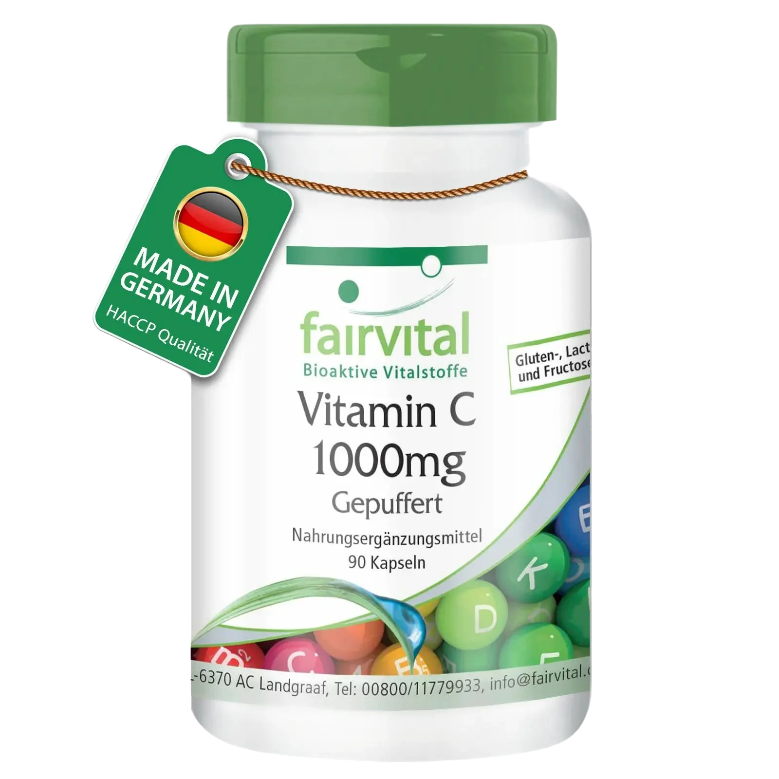 Vitamine C 1000mg tamponnée - 90 gélules