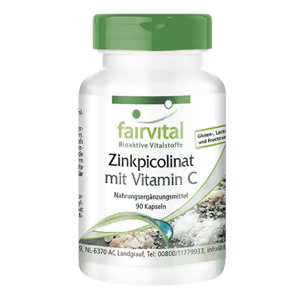 Picolinato di Zinco con Vitamina C - 90 Capsule