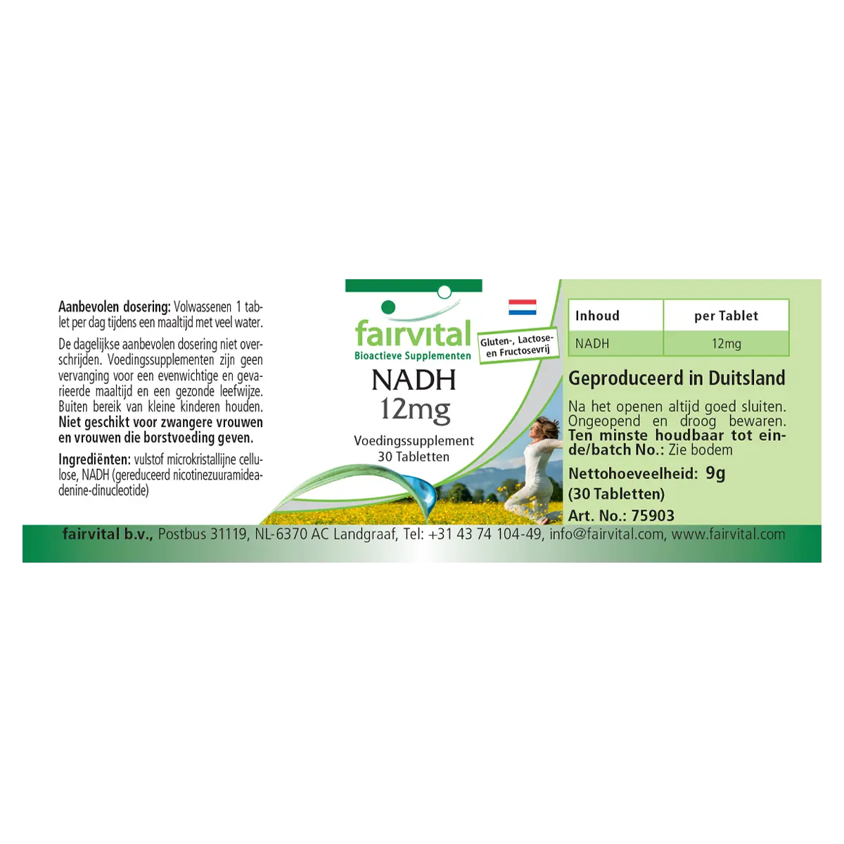 NADH 12 mg - 30 compresse