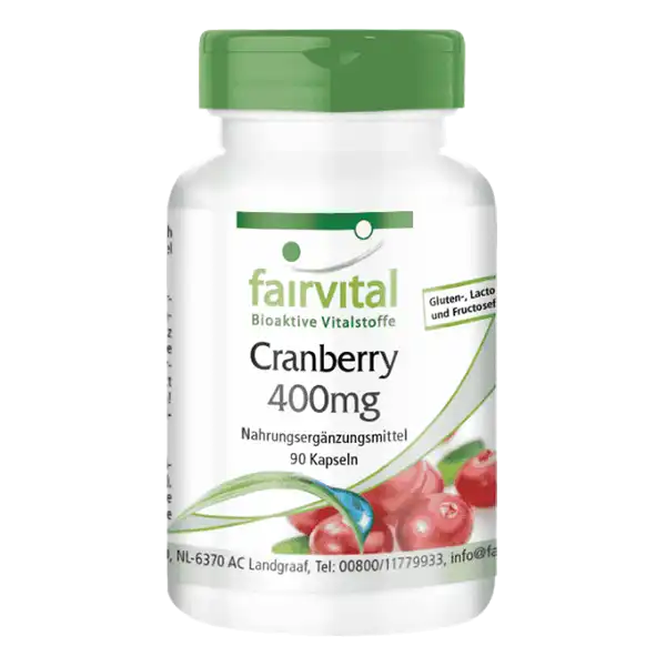 Cranberry 400mg - 90 cápsulas