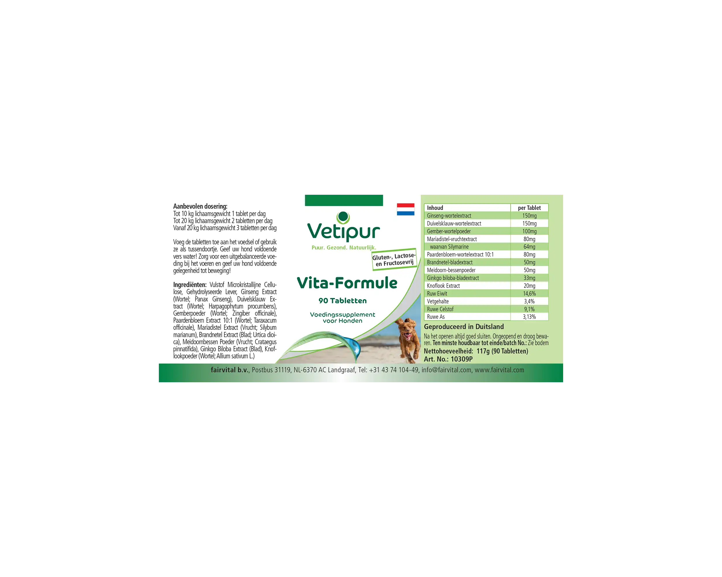 Formula di vita - 90 compresse per cani | Vetipur