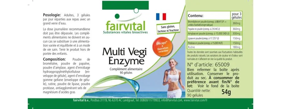 Multi Vegi Enzimi - 90 Capsule Multi Vegi Enzimi - 90 Capsule