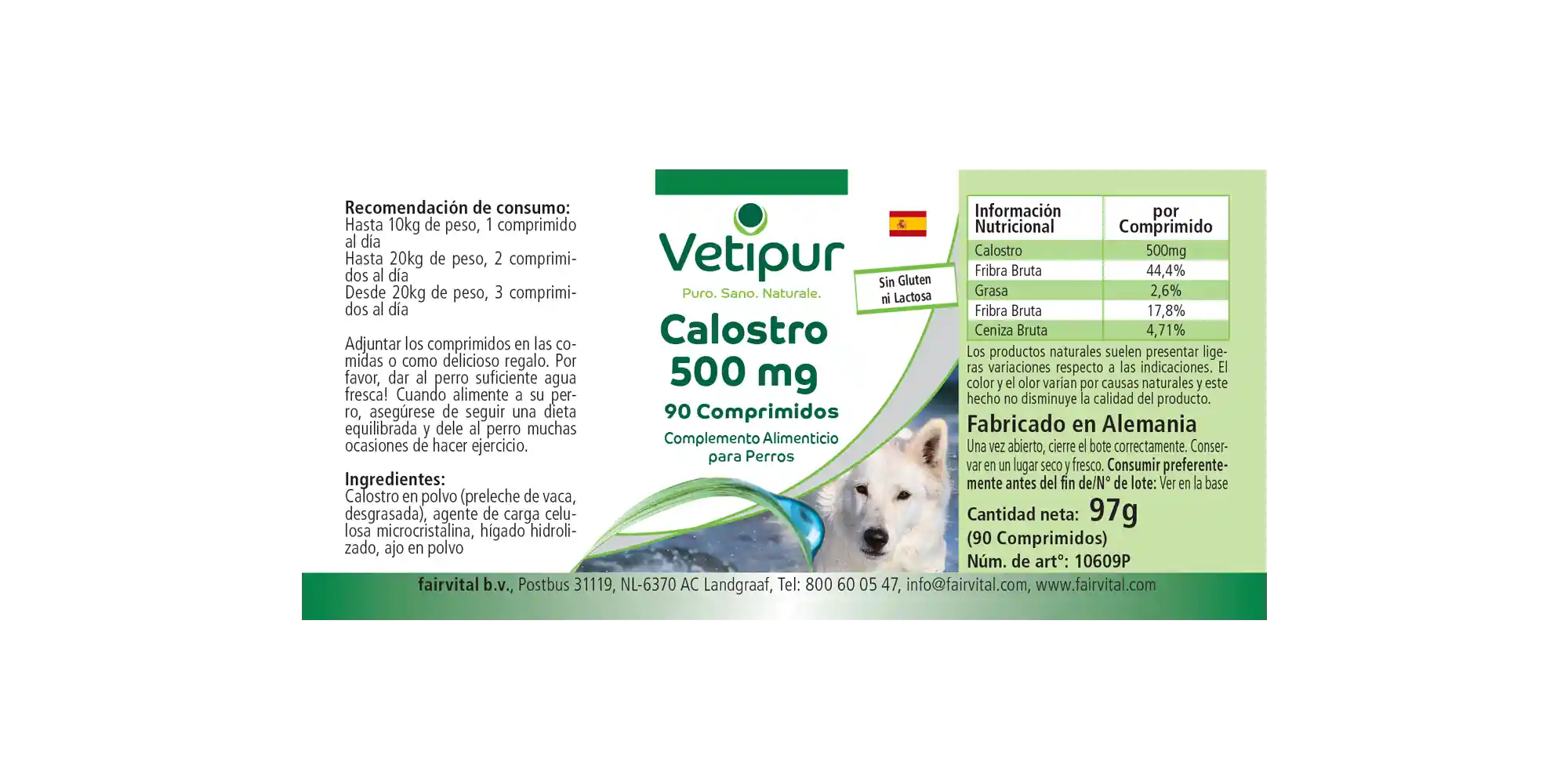 Colostrum 500mg - 90 Tabletten - Hochdosiert | Fairvital Colostrum 500mg - 90 Tabletten - Hochdosiert | Fairvital