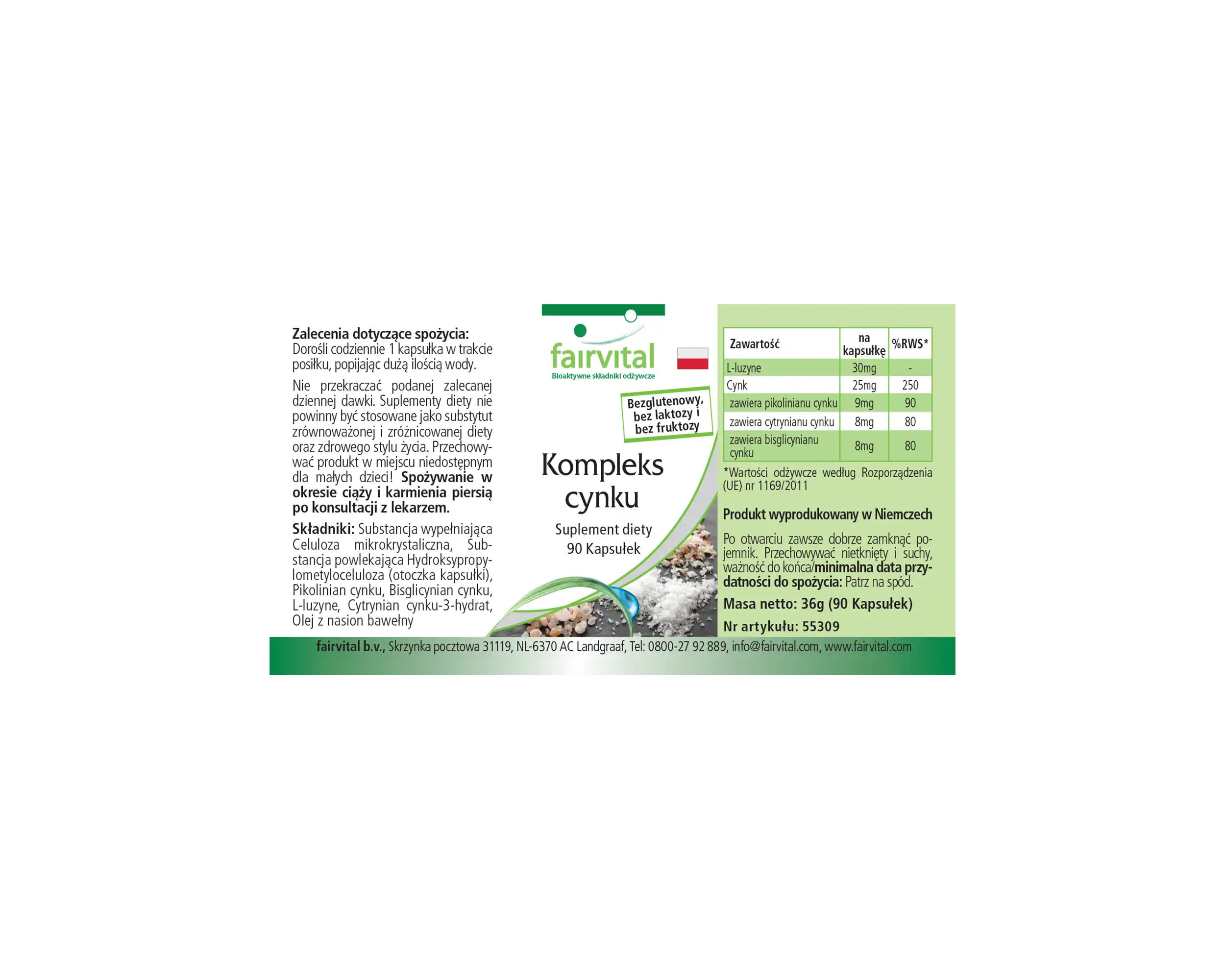 Complesso di Zinco 25mg - 90 Capsule Complesso di Zinco 25mg - 90 Capsule