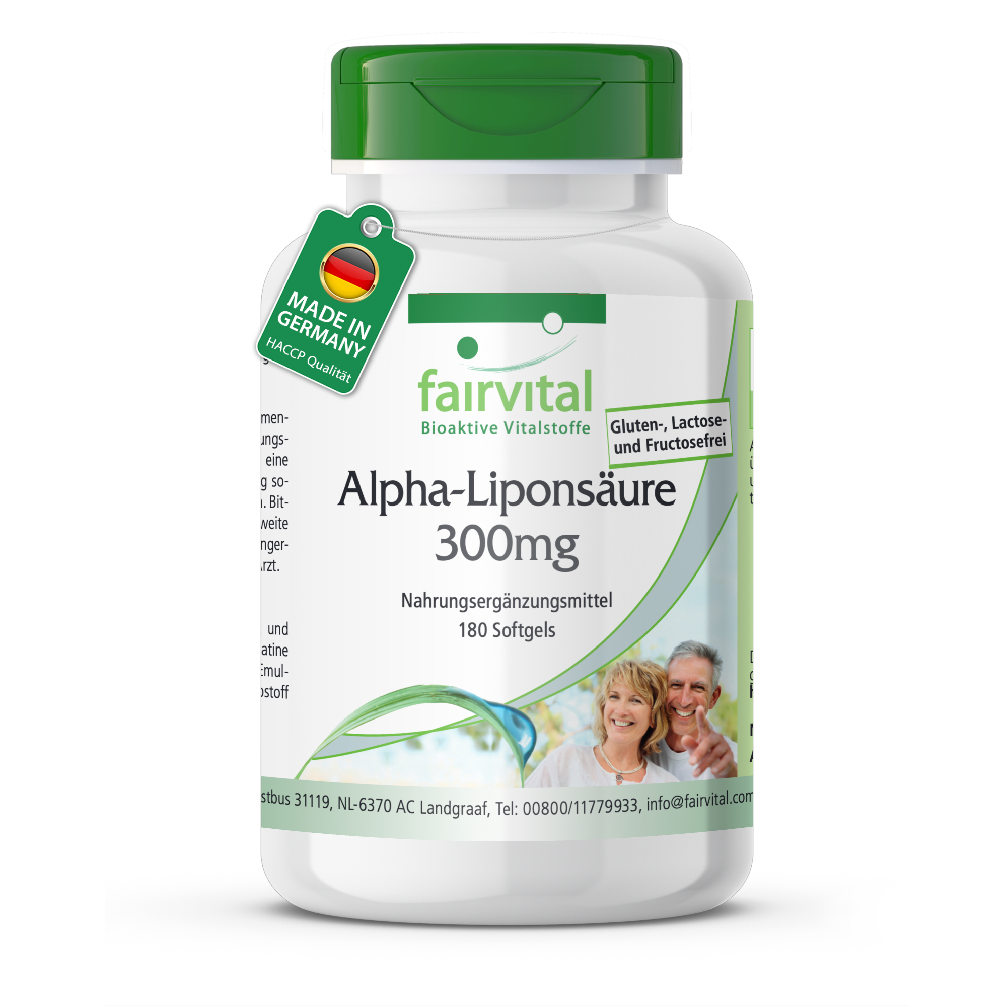 Acido Alfa-Lipoico 300mg - 180 capsule molli | Fairvital