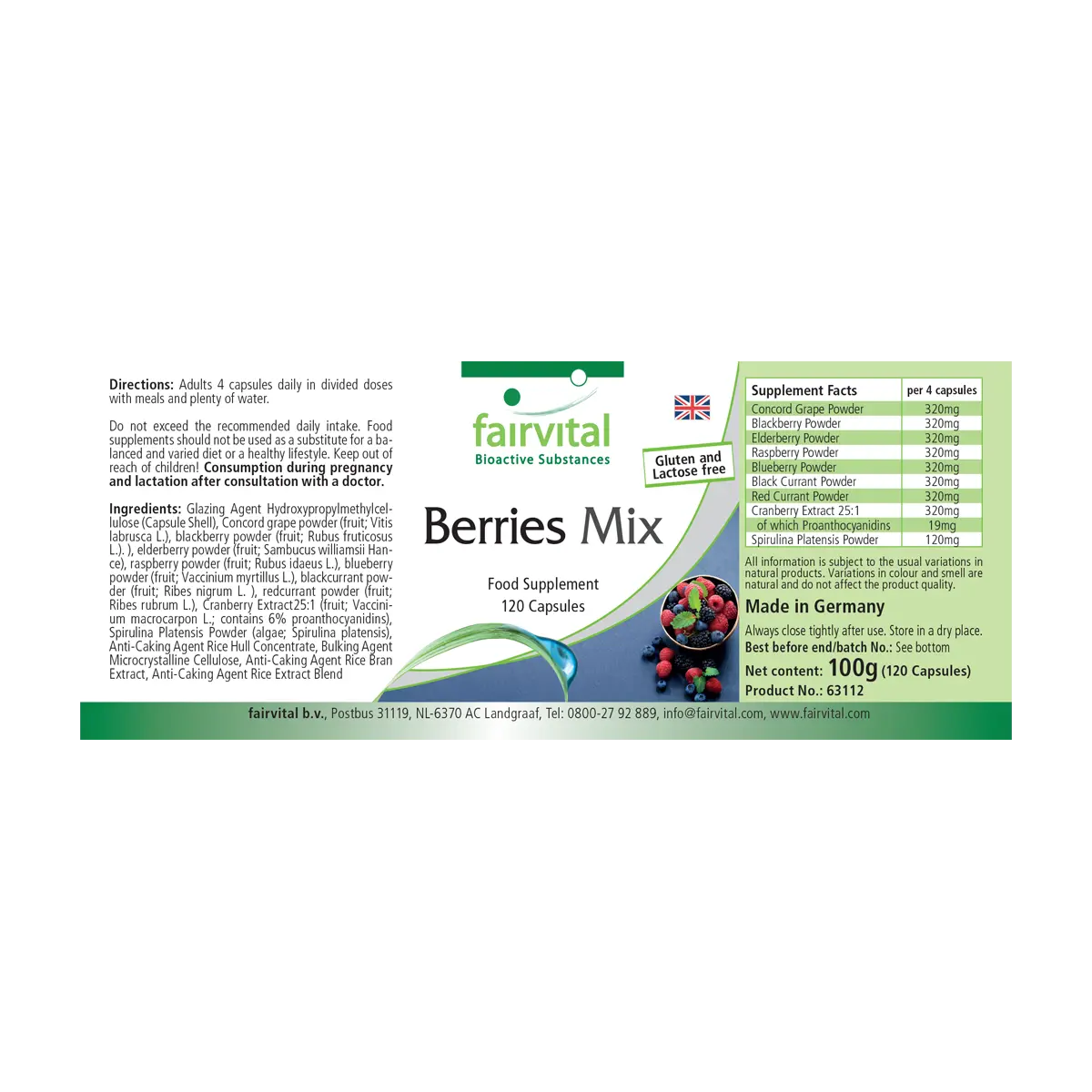 Berry Mix - 120 capsules Berry Mix - 120 capsules