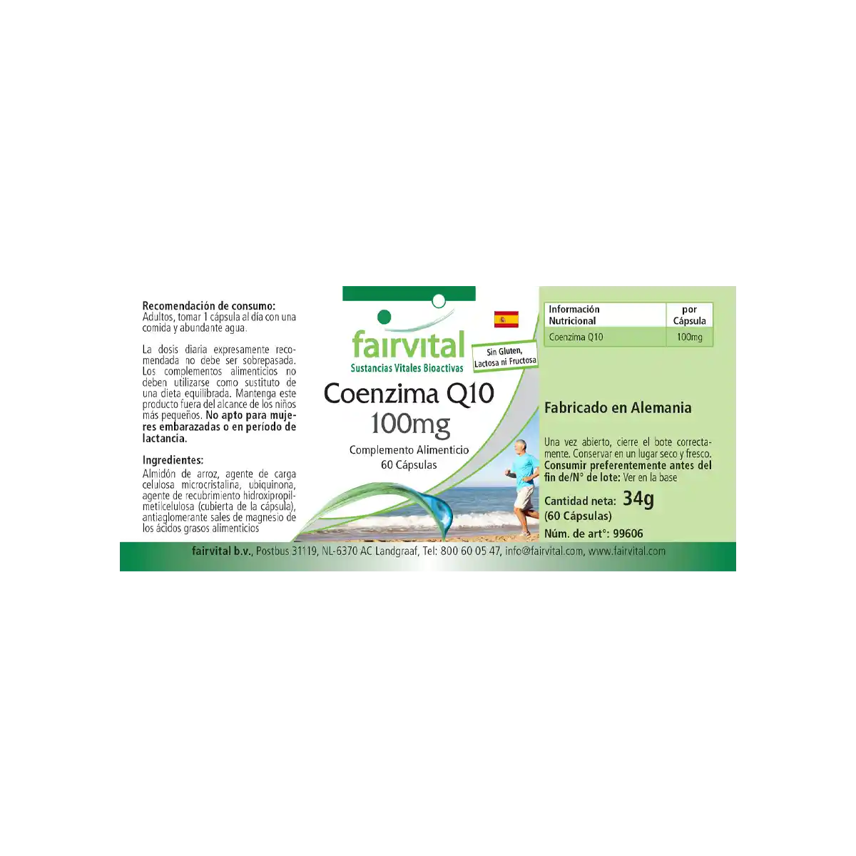 Coenzyme Q10 100mg - 60 capsules Coenzyme Q10 100mg - 60 capsules