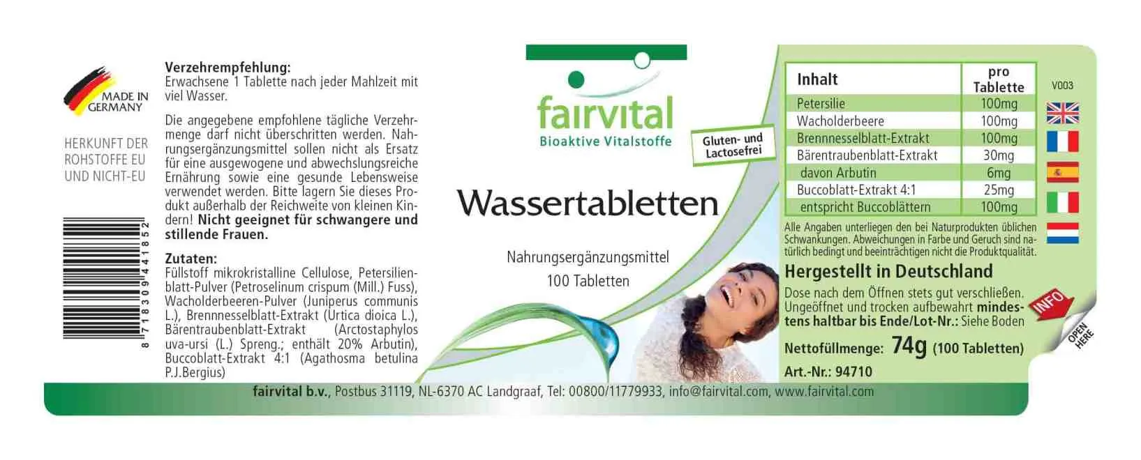 Equilibrio d'Acqua - 100 compresse Equilibrio d'Acqua - 100 compresse