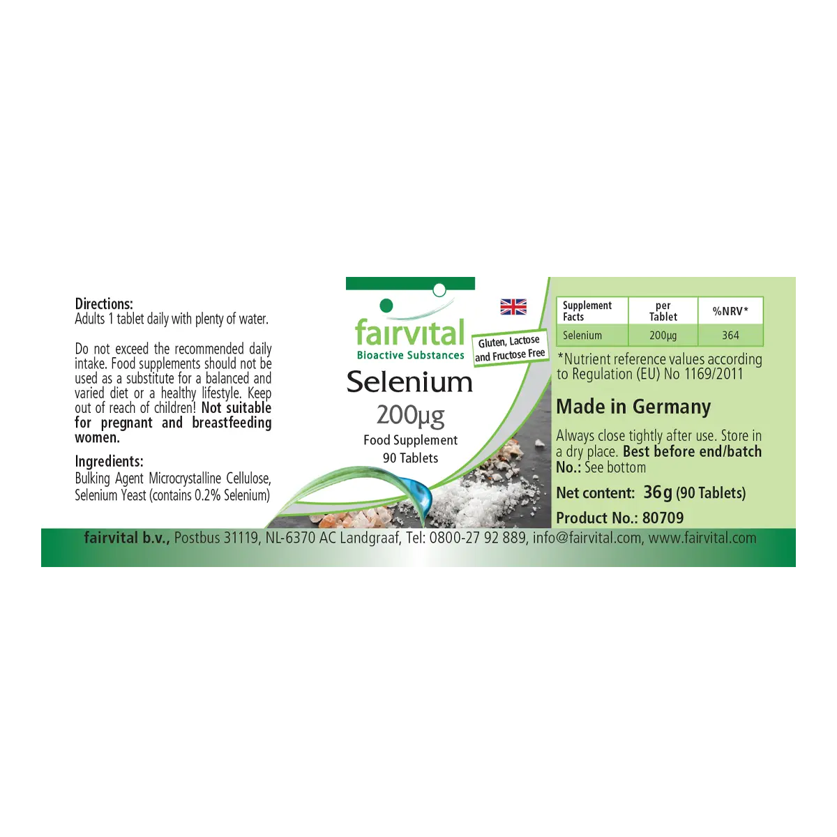 Selenium 200µg – 90 Tablets Selenium 200µg – 90 Tablets