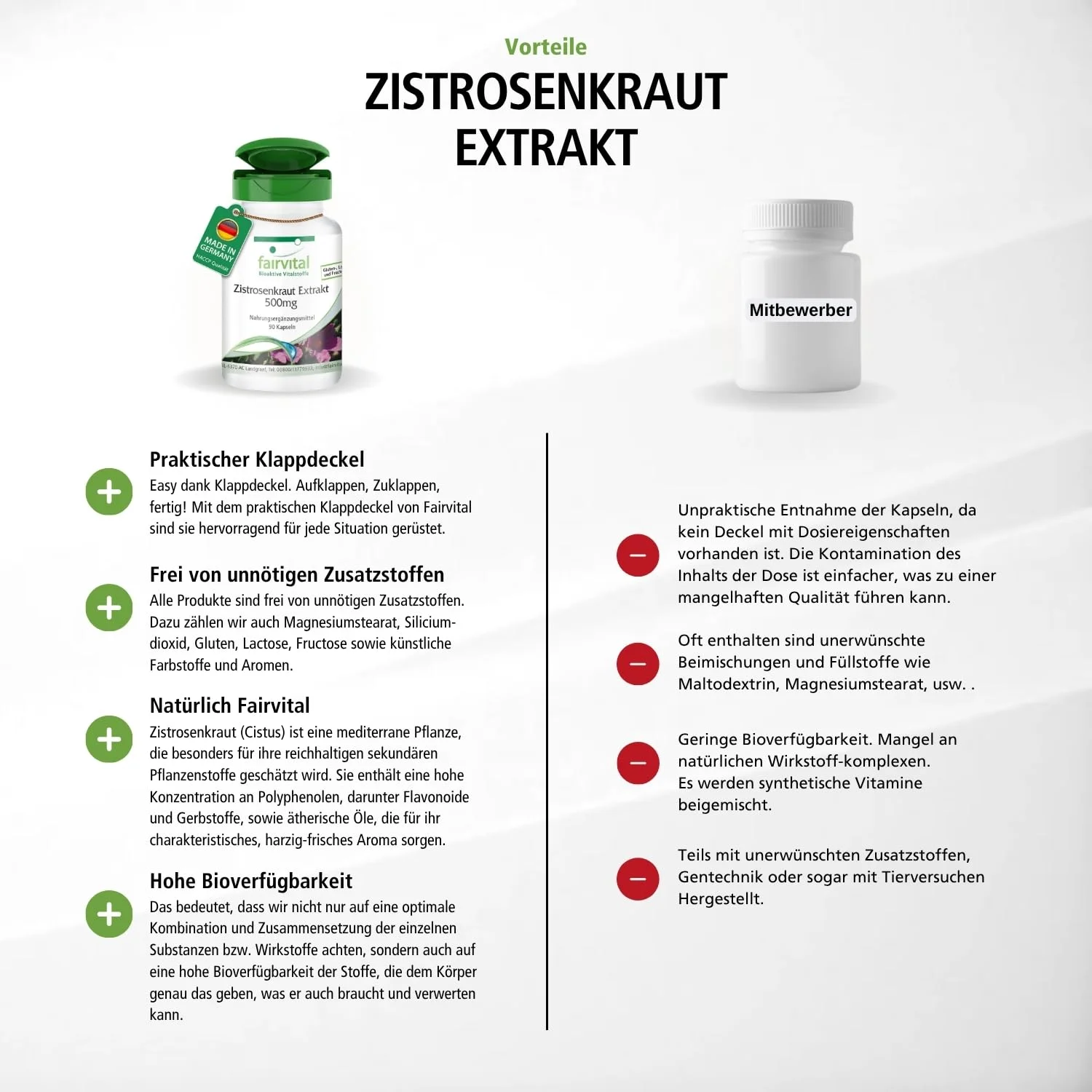 Rockrose kruidenextract 500mg