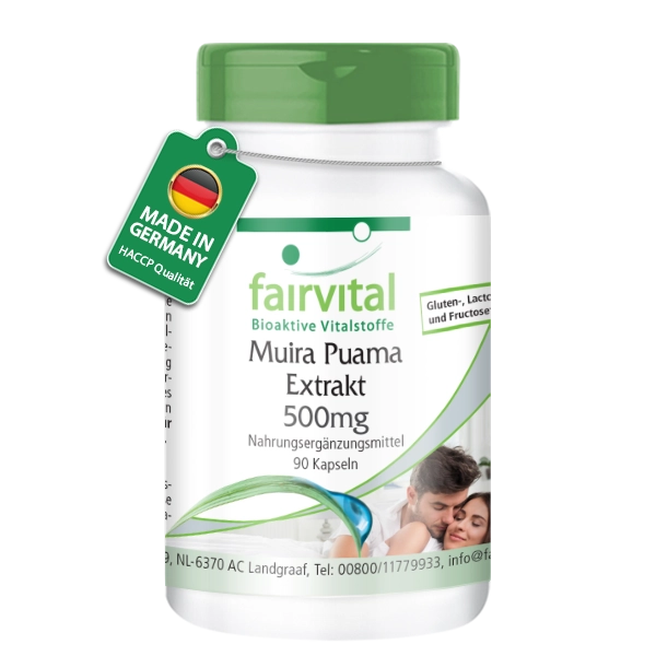 Muira Puama Extract 500mg - 90 Capsules