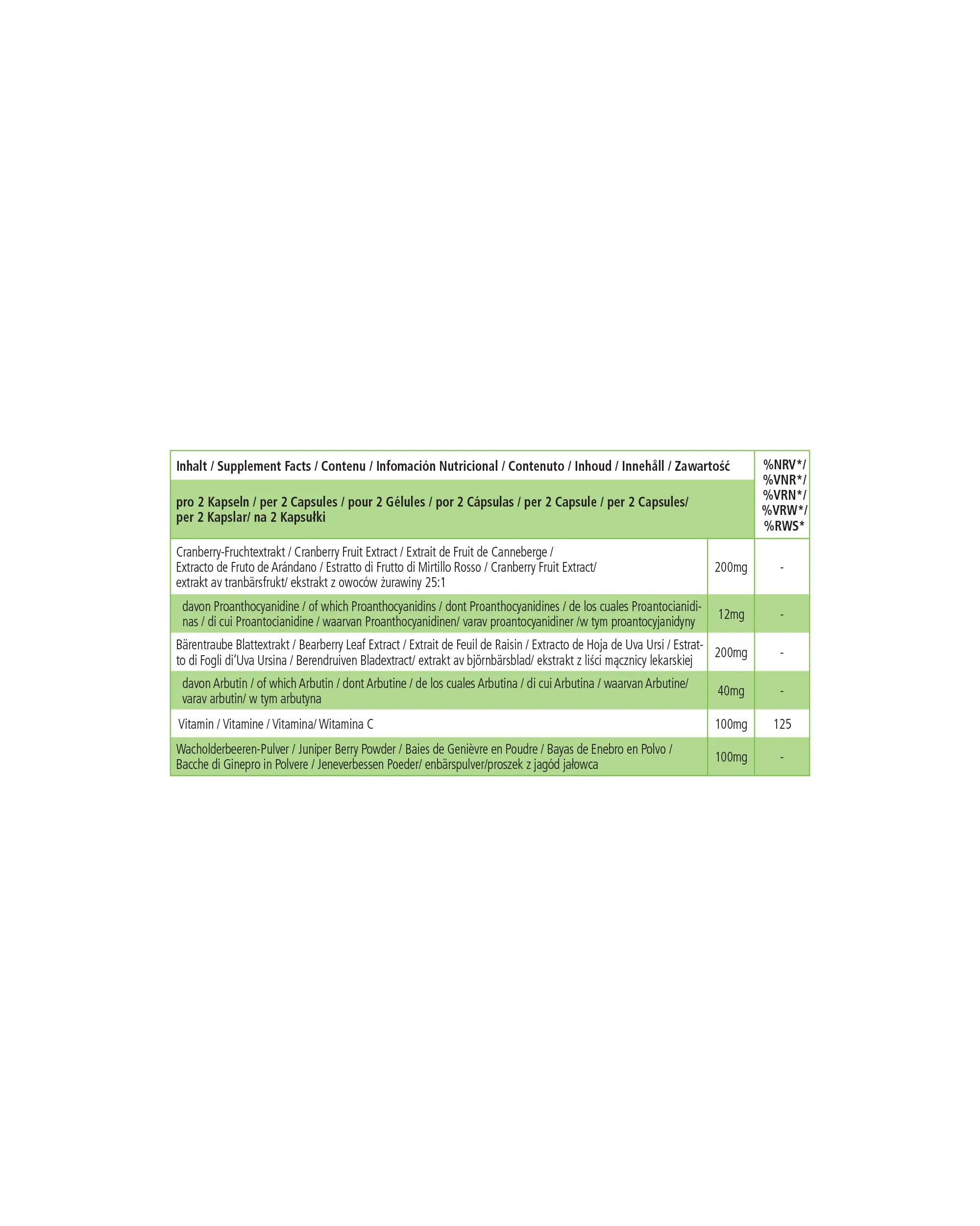 Cápsulas para los riûones - 60 Cápsulas