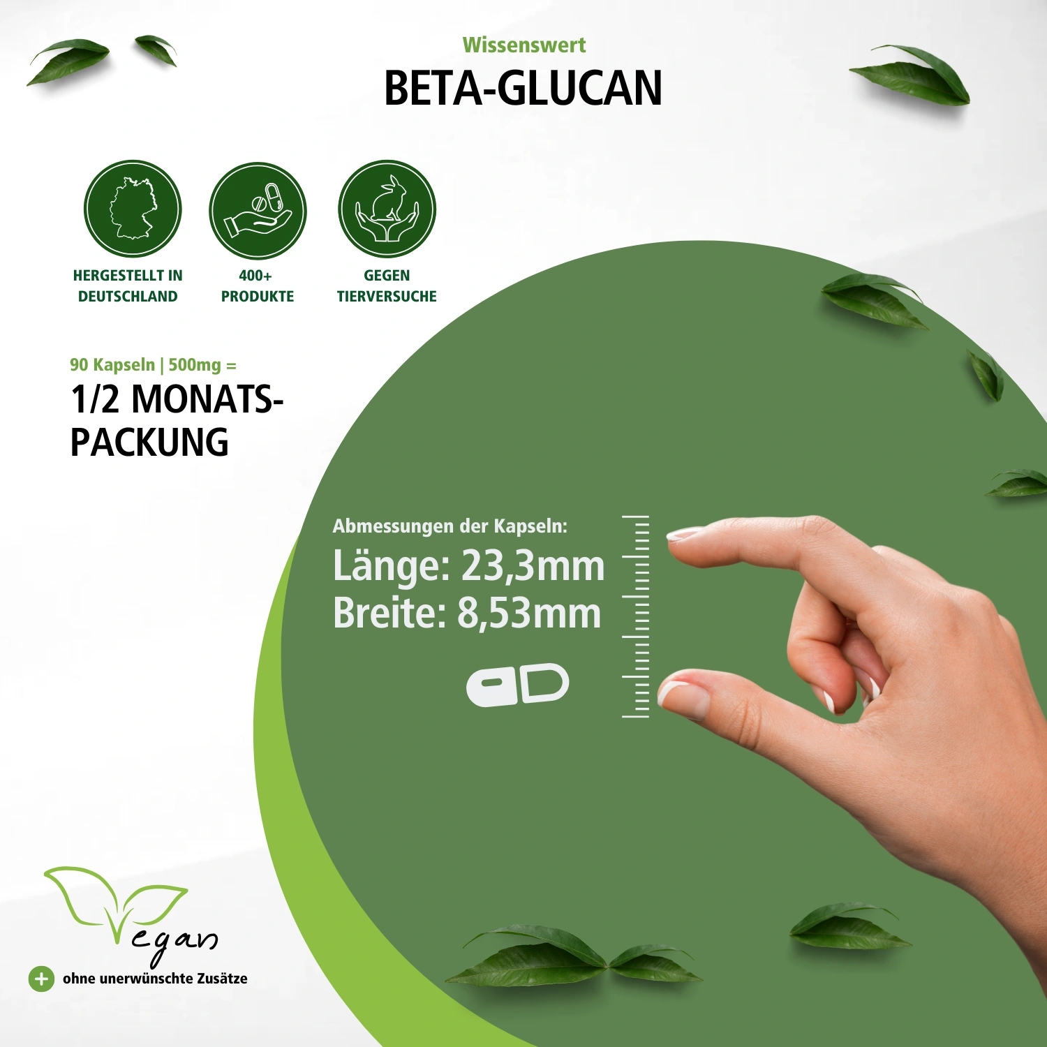 Beta-Glucan 500mg - 90 capsules