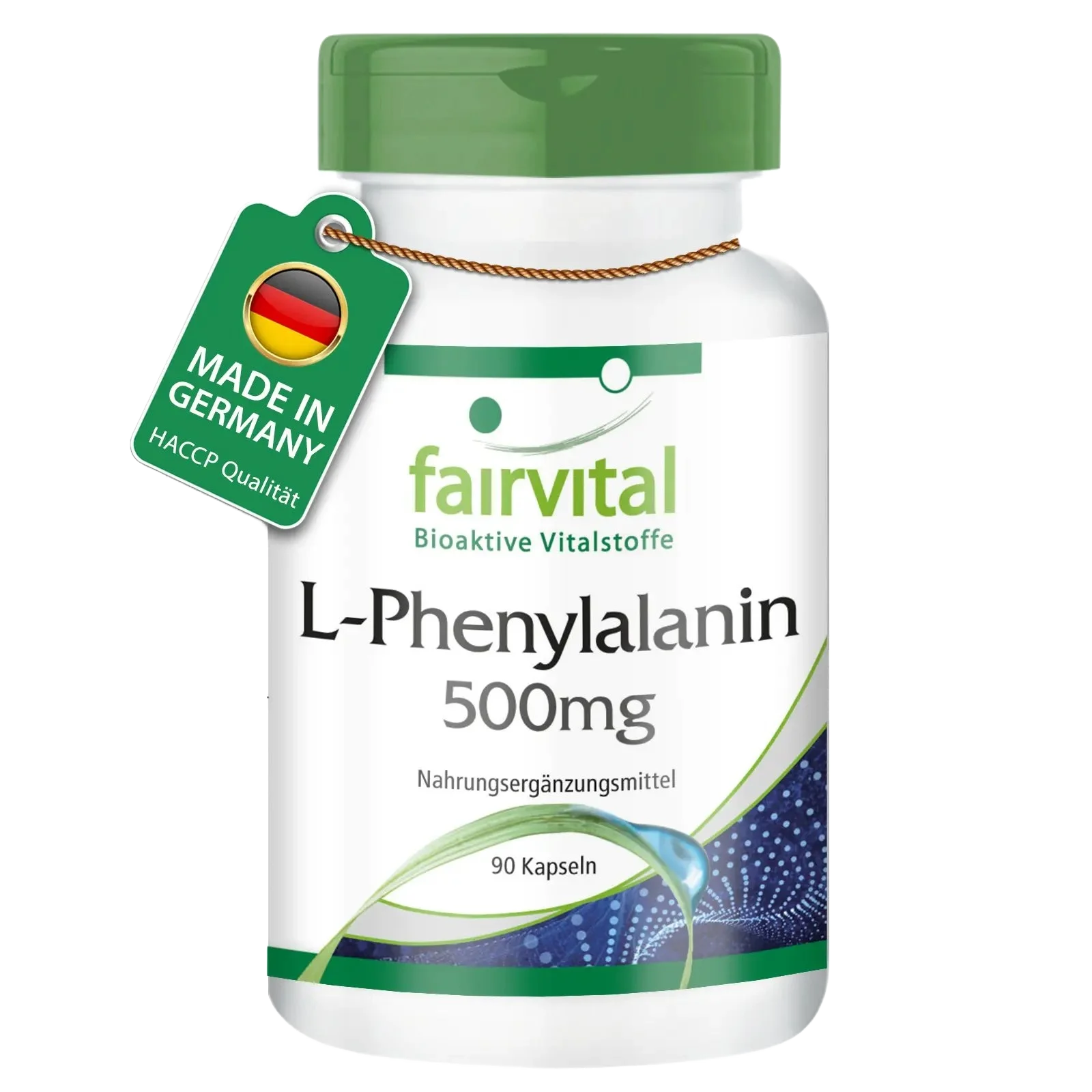 L-Phenylalanin 500mg-Hochdosiert- Vegan | Fairvital L-Phenylalanin 500mg-Hochdosiert- Vegan | Fairvital