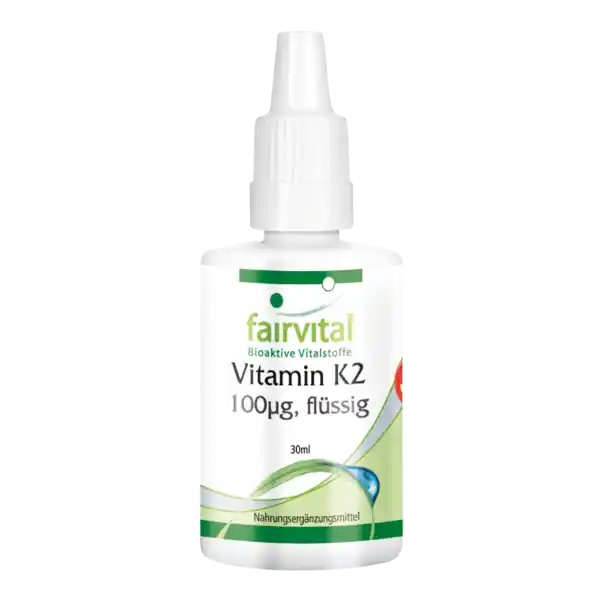 Vitamina K2 liquida 100µg per 10 gocce - 30ml