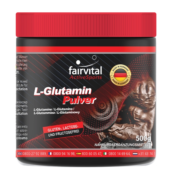 L-glutammina: polvere da 500 g L-glutammina: polvere da 500 g