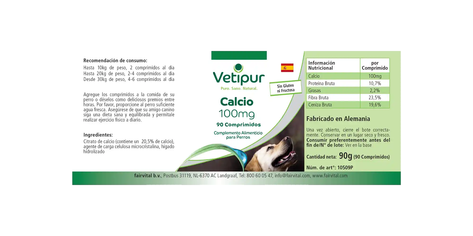 Calcium 100mg à partir de citrate de calcium - 90 comprimés Calcium 100mg à partir de citrate de calcium - 90 comprimés