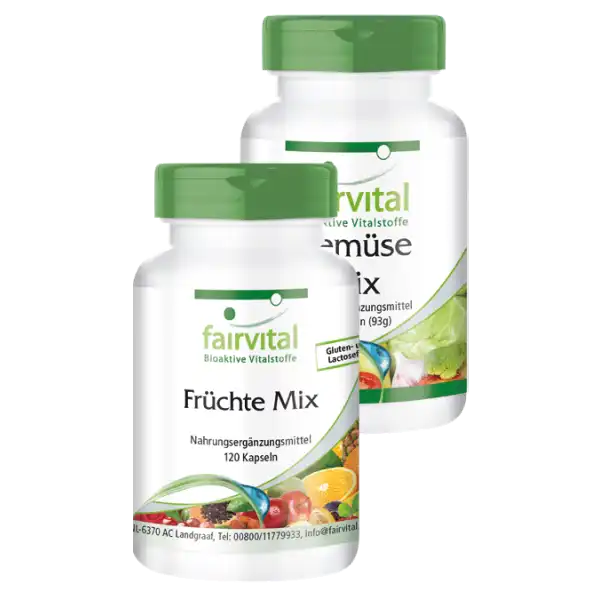 Fruit and Vegetable Mix - 2 x 120 capsules