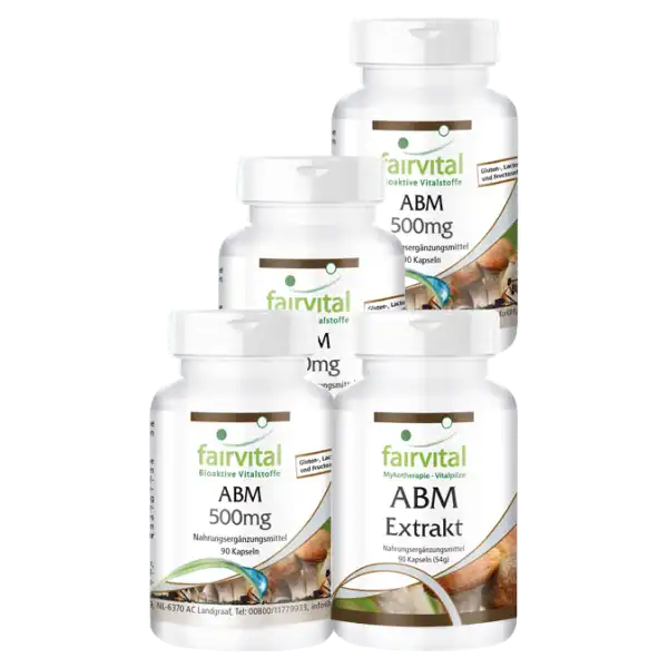 ABM stock para 3 meses - 4 x 90 cápsulas
