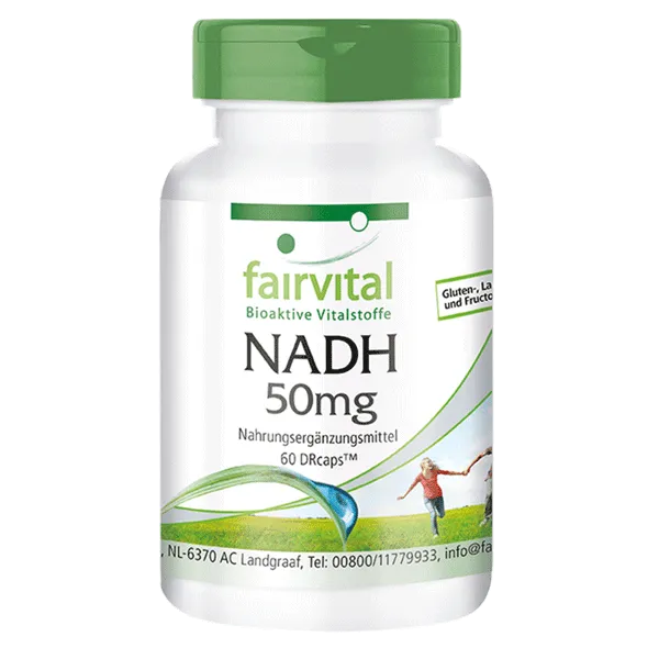 NADH 50mg - 60 Capsule a rilascio lento NADH 50mg - 60 Capsule a rilascio lento
