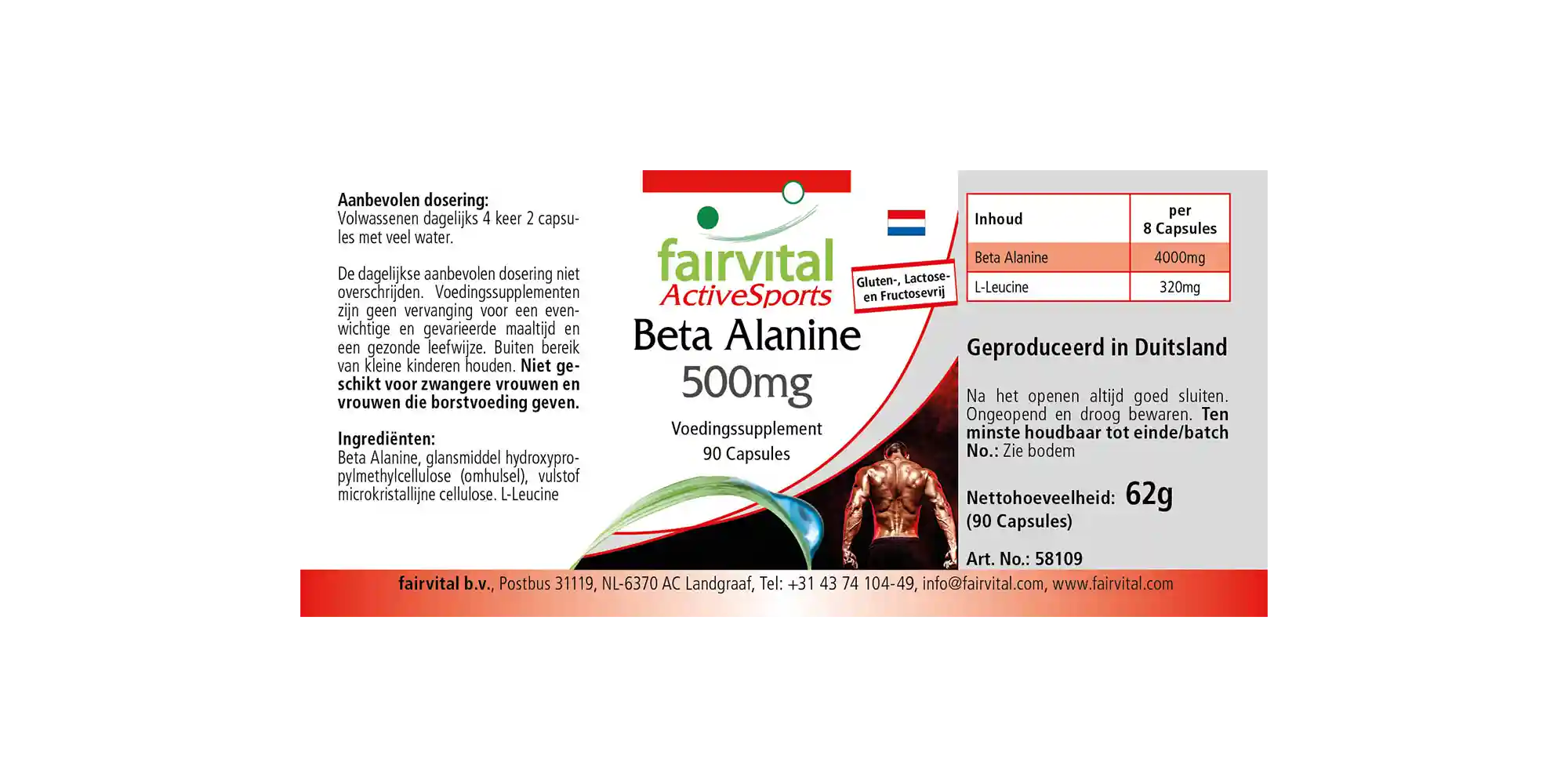 Beta Alanina 500mg Beta Alanina 500mg