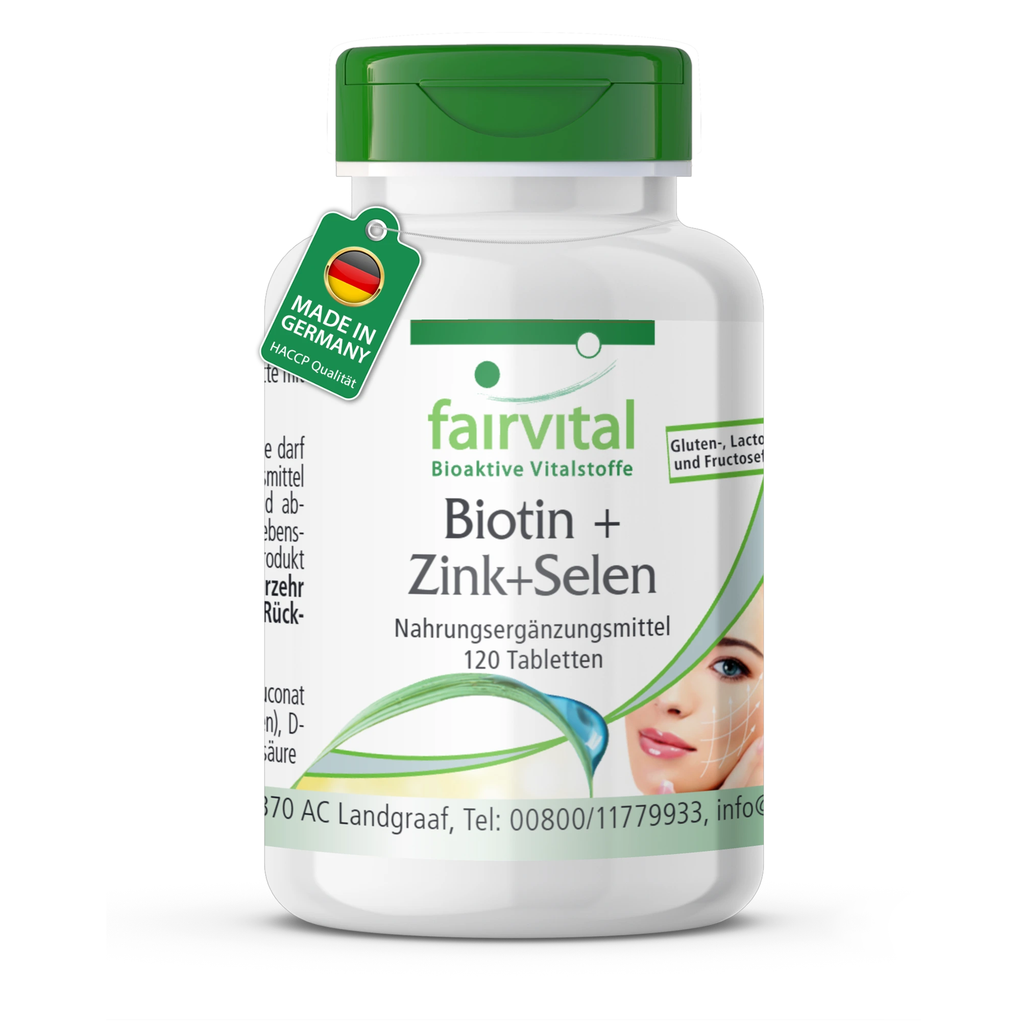 Biotina + Zinc + Selenio