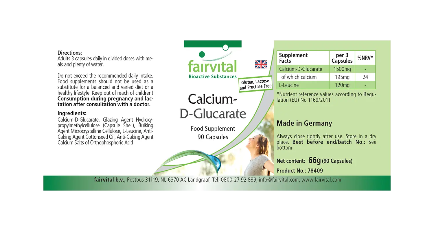 Calcium-D-Glucarate 90 Gélules