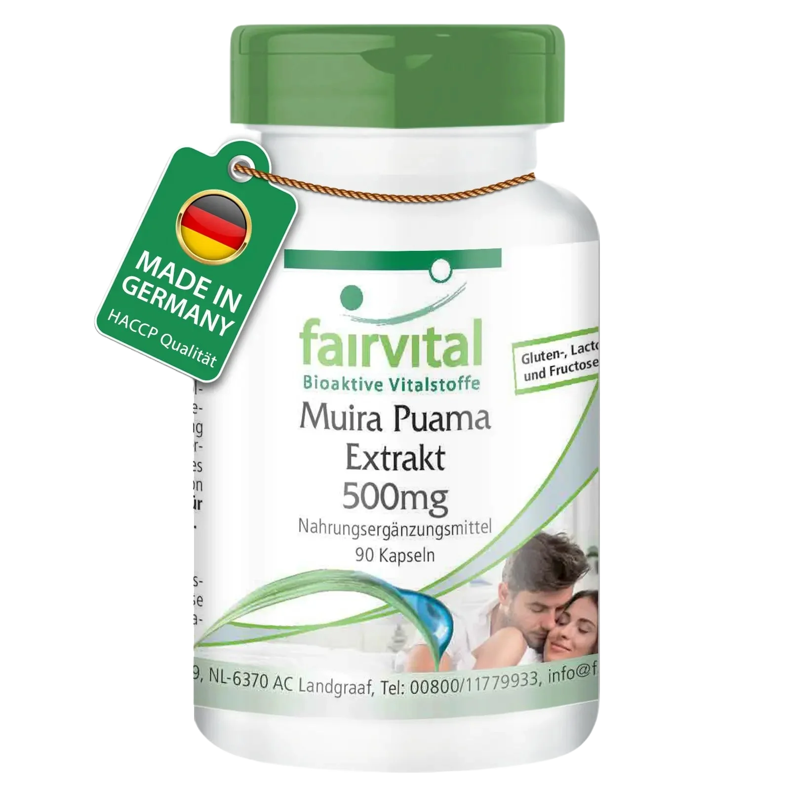 Estratto di Muira Puama 10: 1 500mg - 90 capsule